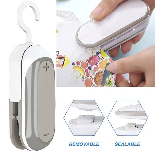2 Pack Portable Mini Bag Sealer Heat Vacuum Sealers One Size Bed