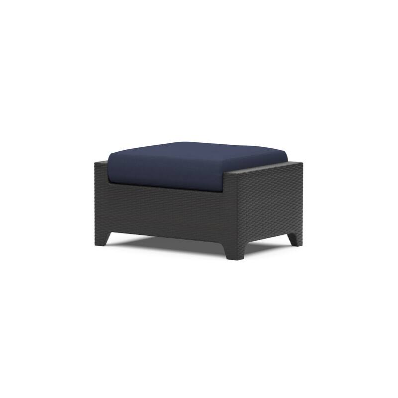 Deco 5 Piece Sunbrella Outdoor Patio Club Chair & Ottoman Set