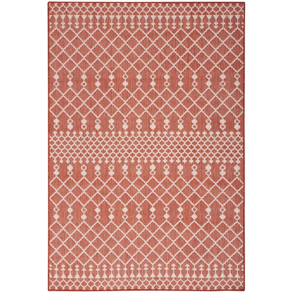 Nourison Selerno Indoor/Outdoor Moroccan Area Rug.