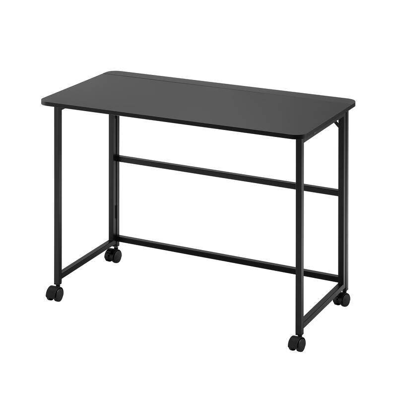 39.37 Inches Writing Computer Desk in Study, Home Office Foldable Office Desk