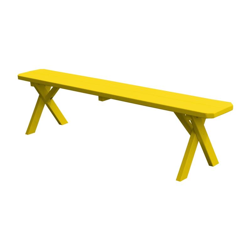 Pine 6' Crossleg Bench