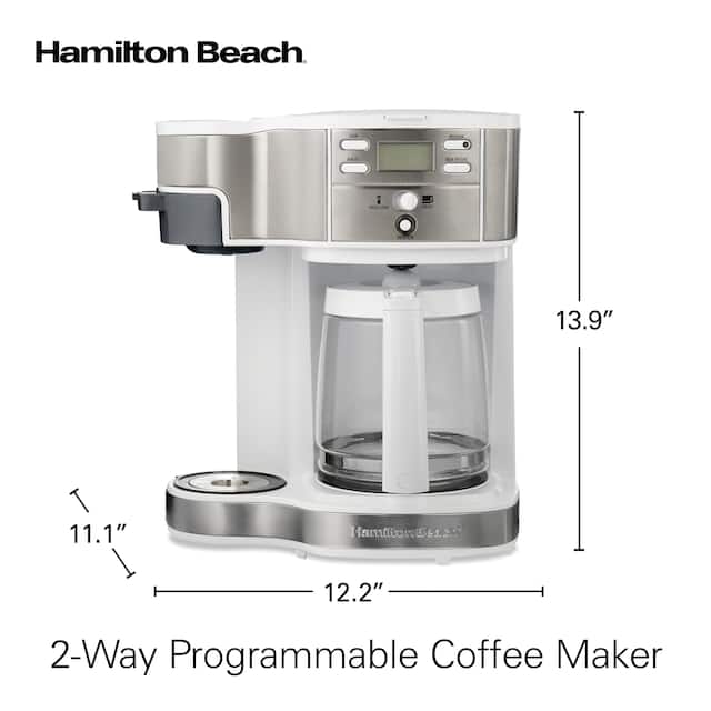 Hamilton Beach 2-Way Programmable Coffee Maker,