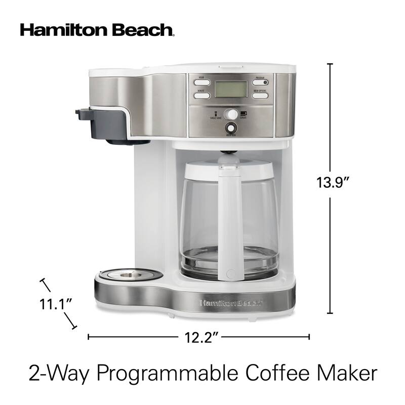 Hamilton Beach 2-Way Programmable Coffee Maker,