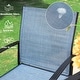 preview thumbnail 31 of 34, MAISON ARTS 9-Piece Outdoor Dining Set with 8 Textilene Chairs and Rectangle Dining Table