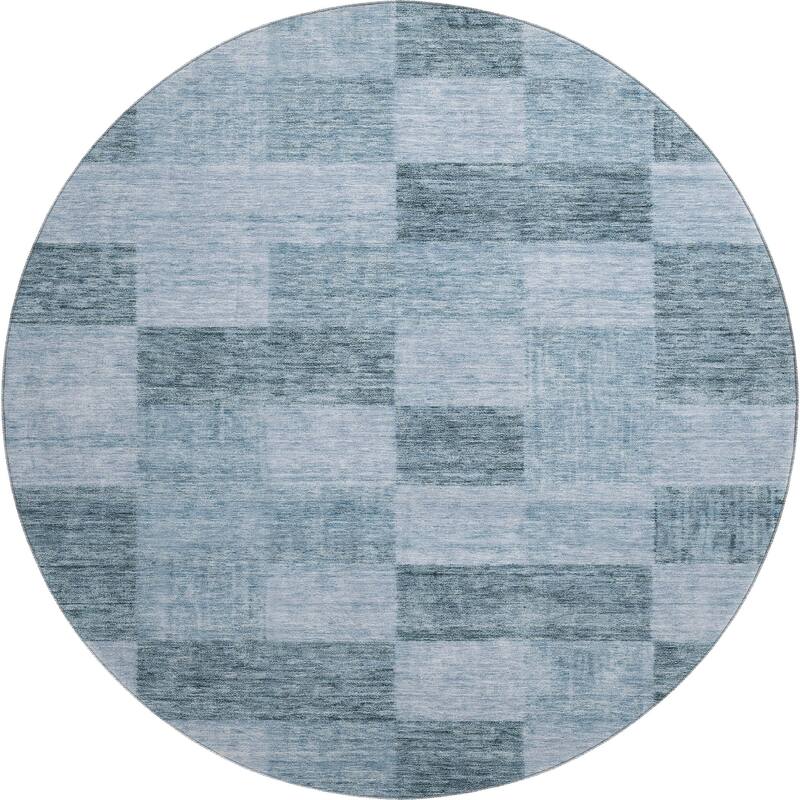 Premium Washable Super Soft Modern Checker Mayfield Rug