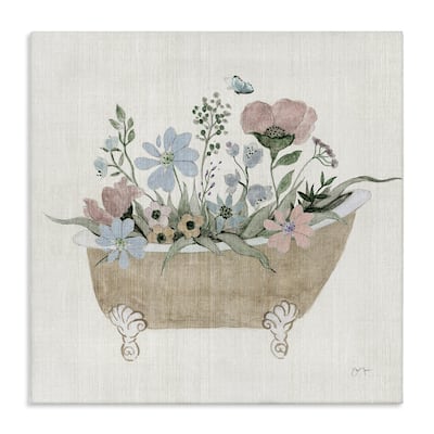 Stupell Rustic Botanicals in Tub Canvas Wall Art Design By Janet Tava