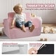 preview thumbnail 23 of 47, Kids Couch, Toddler Couch Sofa Bed Fold Out, Convertible Sofa to Lounger, Kids Chair Seat Playroom Furniture