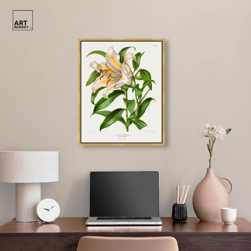 Lilium Speciosum Imperiale Canvas by Art Remedy