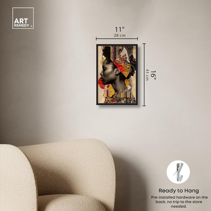 Cultural Collage Canvas by Art Remedy