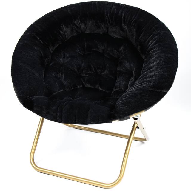 Milliard Cozy Xlarge Faux Fur Saucer Chair On Sale Overstock