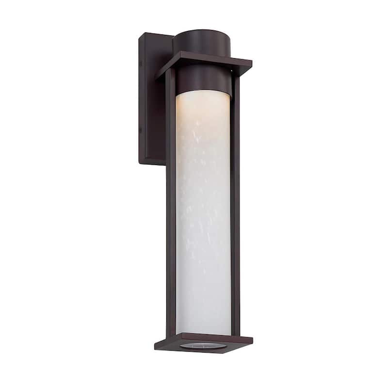 Justice Design Group Wooster LED 15" Outdoor Wall Sconce - Matte Black