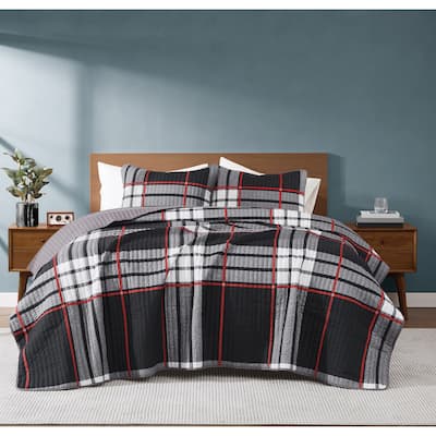 Truly Soft Danbury Plaid Quilt Set