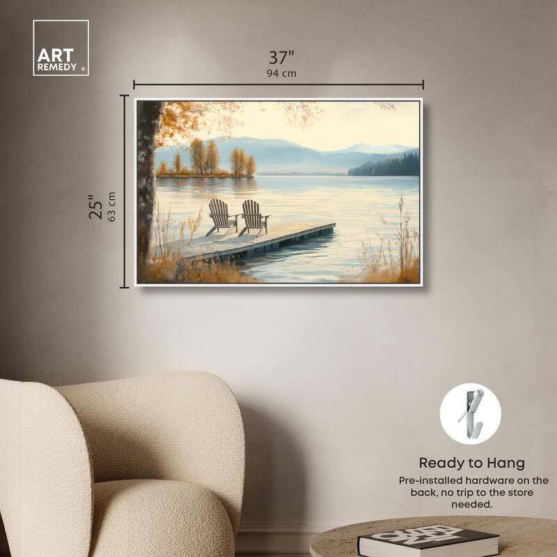 Lake of Dreams Canvas by Art Remedy
