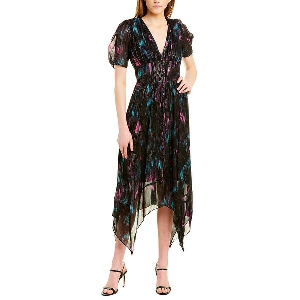 ikat midi dress