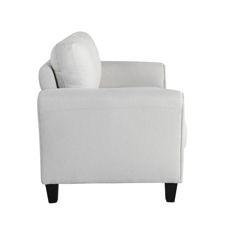 iLounge Waverly Microfiber Loveseat