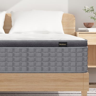 10 Inch Pillow Top Pocket Spring Mattress for Motion Isolation