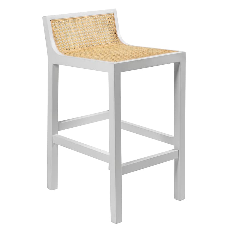 Sherry Counter Height Stool with Natural Cane