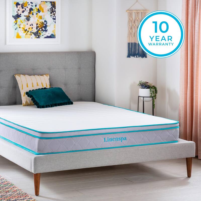 Linenspa Essentials AlwaysCool 8-inch Hybrid Mattress