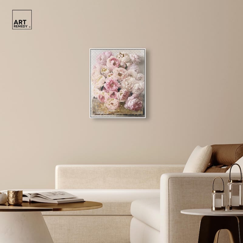 Beautiful Glam Floral Case Canvas by Art Remedy