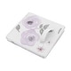 preview thumbnail 3 of 2, Purple Watercolor Floral Collection Girl Kids Fabric Toy Bin Storage - Lavender, Pink and Grey Shabby Chic Rose Flower