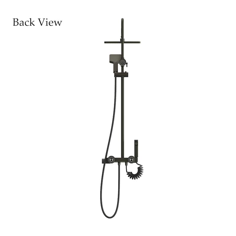 Shower System Shower Faucets Set Complete Digital Temperature Display