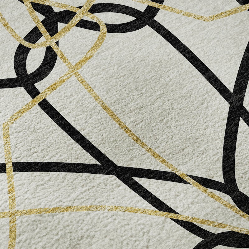 Premium Washable Super Soft Modern Floral Mayfield Rug