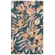 preview thumbnail 33 of 71, SAFAVIEH Handmade Blossom Jetchka French Country Floral Wool Rug 3' x 5' - Blue/Plum - Rectangle