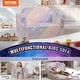 preview thumbnail 26 of 47, Kids Couch, Toddler Couch Sofa Bed Fold Out, Convertible Sofa to Lounger, Kids Chair Seat Playroom Furniture