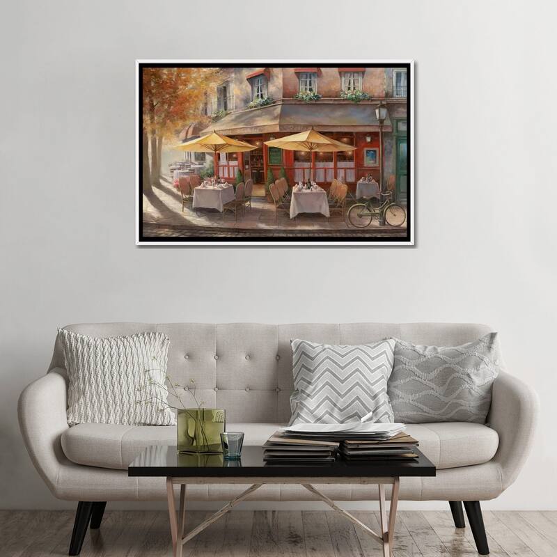 iCanvas "Le Petit Chatlet" by T.C. Chiu Framed