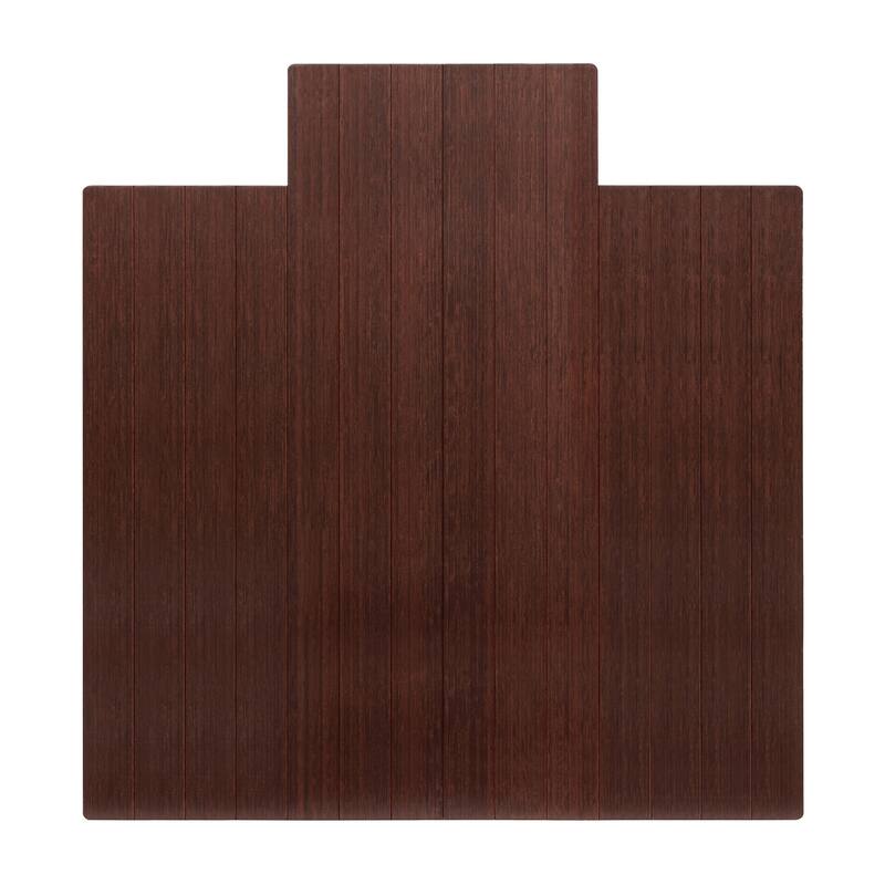 Eco Bamboo Deluxe Cherry Chair Mat with lip (55 x 57)