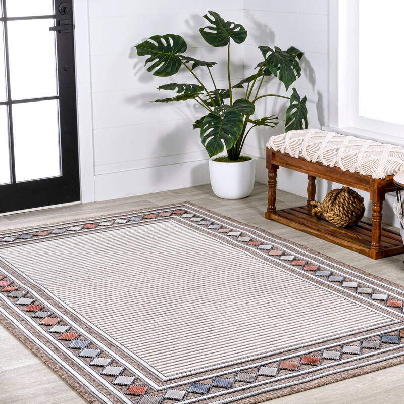 JONATHAN Y Star Abstract Swirl Area Rug