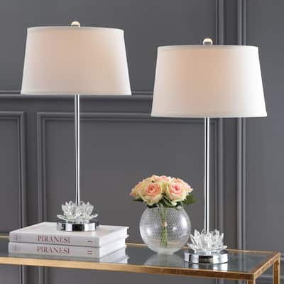 SAFAVIEH Lighting Cher 23-inch Table Lamp (Set of 2) - 14"x14"x23" - 14Wx14Dx23H