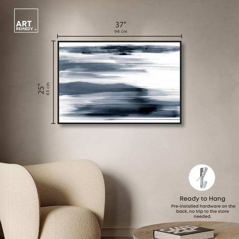 Blue Mirage Canvas by Art Remedy