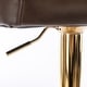 preview thumbnail 15 of 46, Swivel Bar Stools Set of 2, Modern PU Bar Stools with Backs - Counter Height