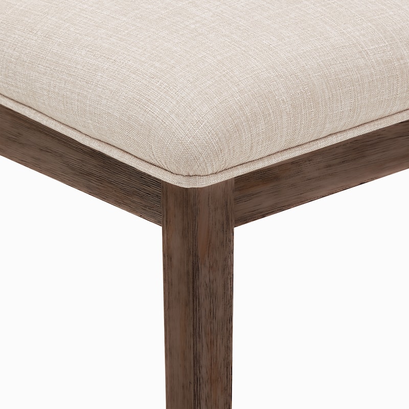 Voyager Nailhead Accent Parson Linen Dining Chair (Set of 2) by iNSPIRE Q Artisan