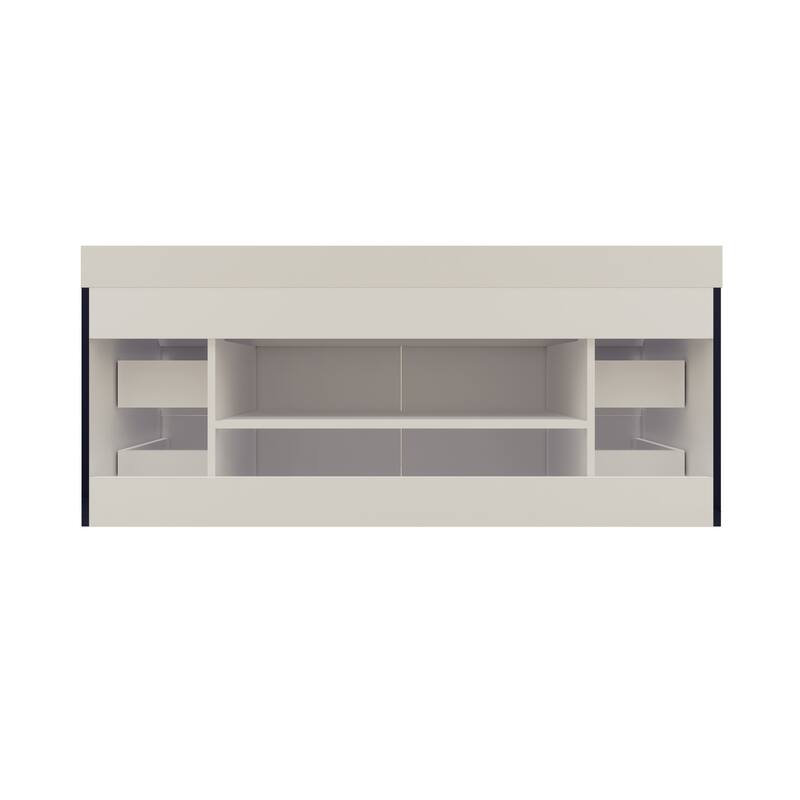 Eliza 60'' Wall Mounted Vanity with Single Sink on the Right