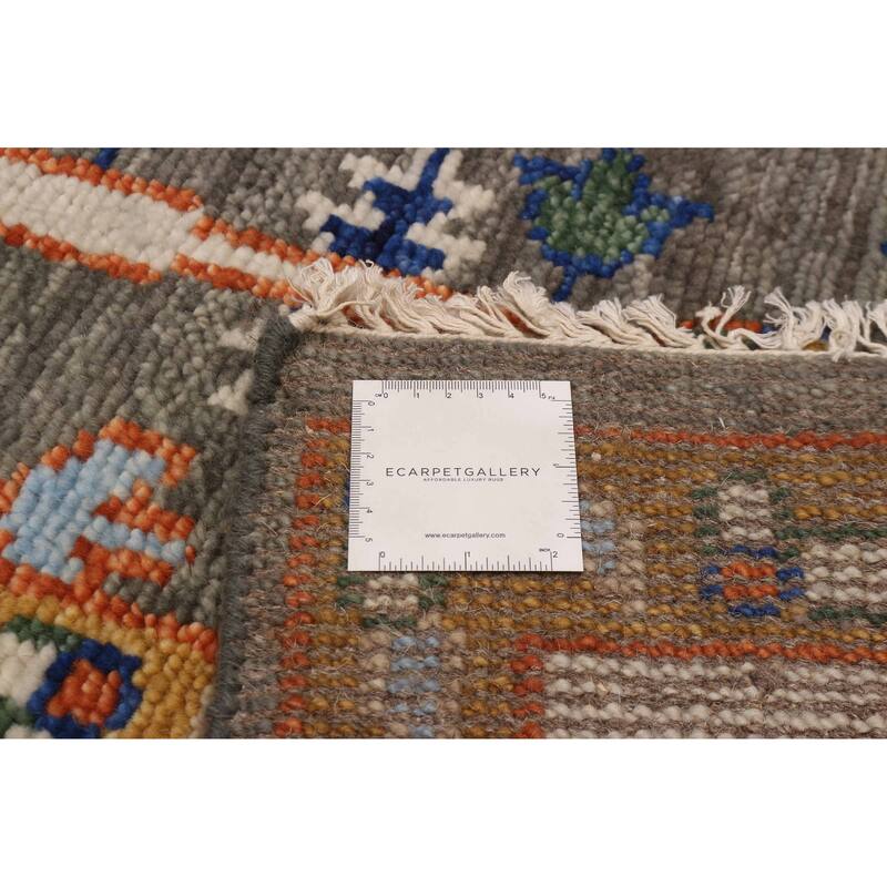 ECARPETGALLERY Hand-knotted Jules Serapi Grey Wool Rug - 9'4 x 11'11