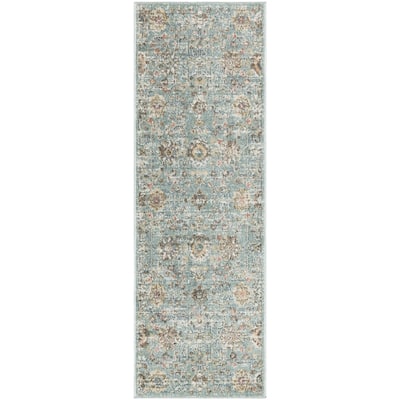 Nourison Washable Decor Indoor only Machine Washable Persian Floral Area Rug