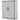 Keter Premier Tall Vertical Resin Durable Outdoor Storage Shed With Floor for Patio Furniture and Tools, Grey