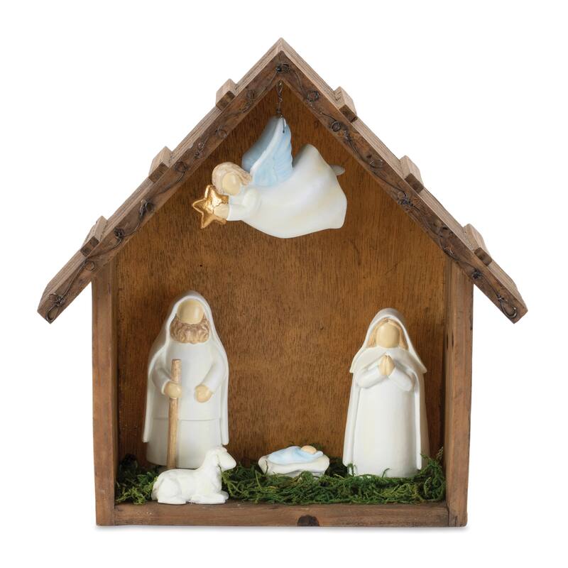 Holiday Nativity Scene Display 10"L - N/A