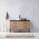 preview thumbnail 49 of 78, Trento Bath Vanity with Sintered Stone Top with Concrete Sink (C)
