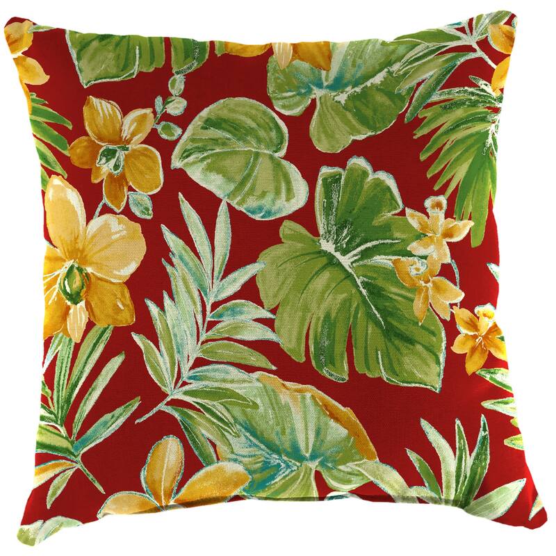 18" x 18" Outdoor Throw Pillow - Set of 2 - 18'' L x 18'' W x 4'' H