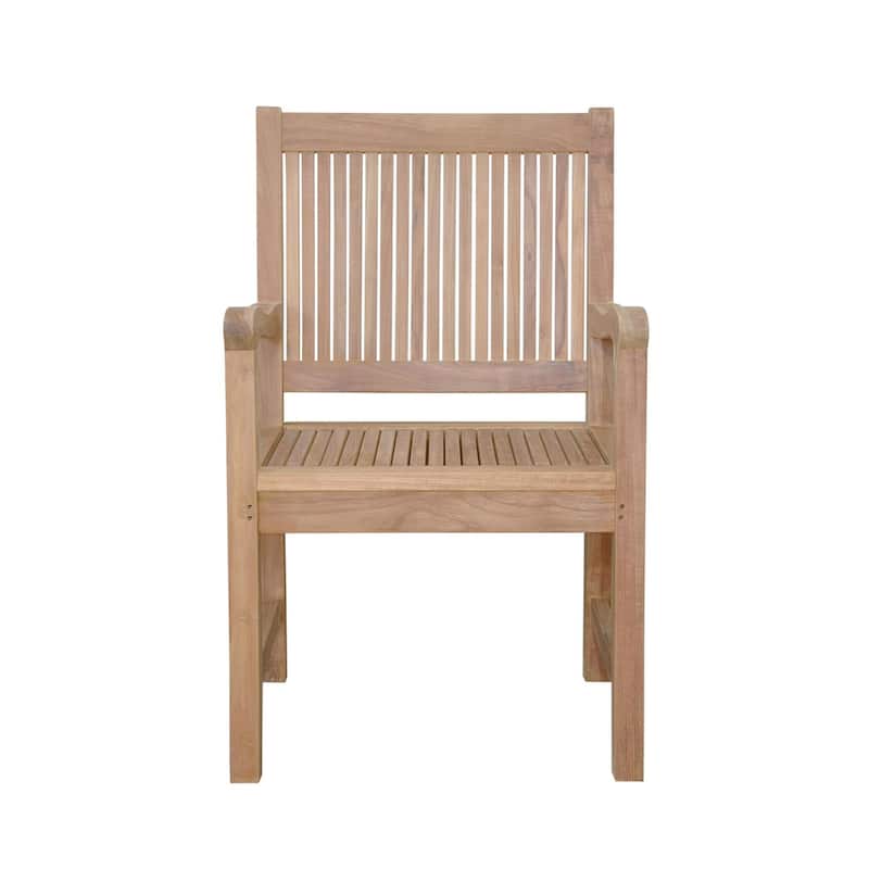 Chester Teak Outdoor Dining Chair - N/A