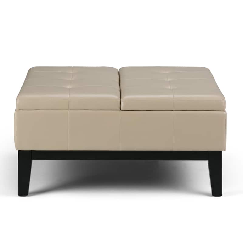 WYNDENHALL Lancaster 36-in. Wide Contemporary Square Table Ottoman