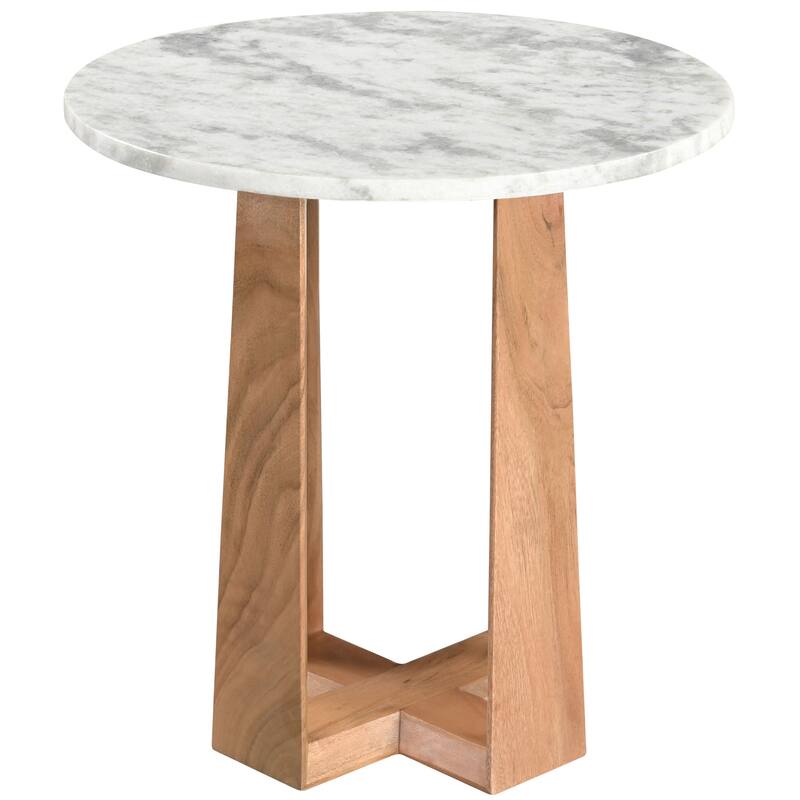 SAFAVIEH Couture Trenton Marble Top Accent Tabl - 20"W x 20"D x 20"H