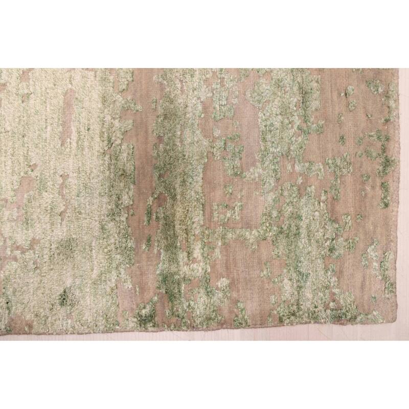 ECARPETGALLERY Hand-knotted Legacy Taupe Silk, Wool Rug - 8'11 x 12'0