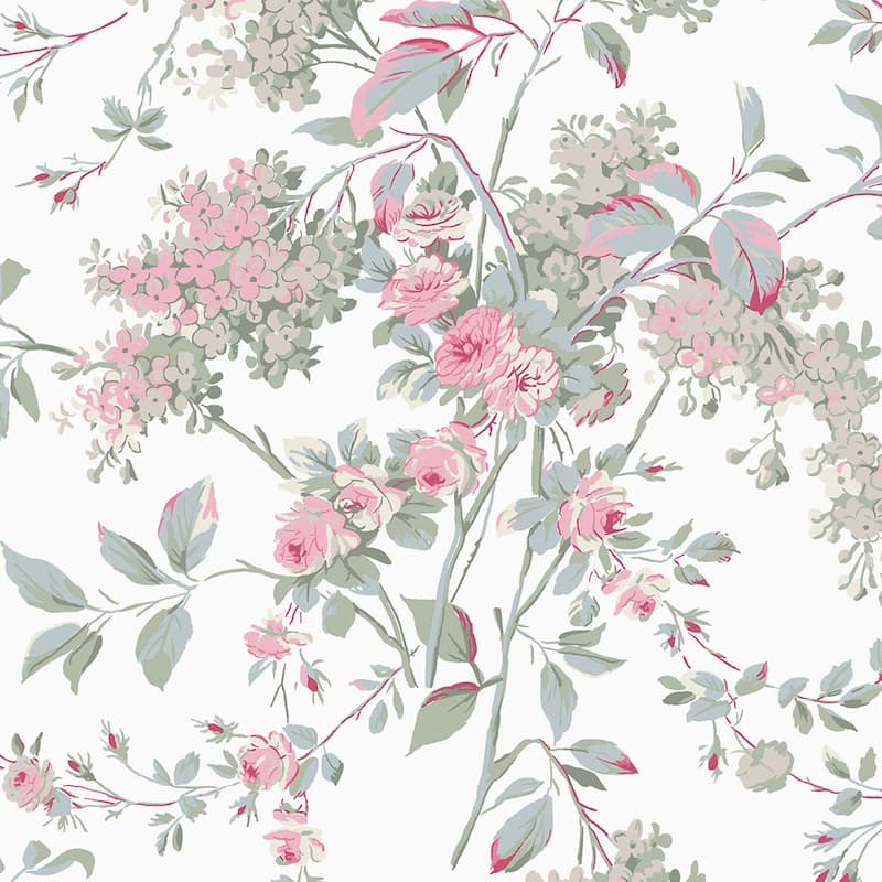 Shabby Chic by Rachel Ashwell Chelsea White Wallpaper