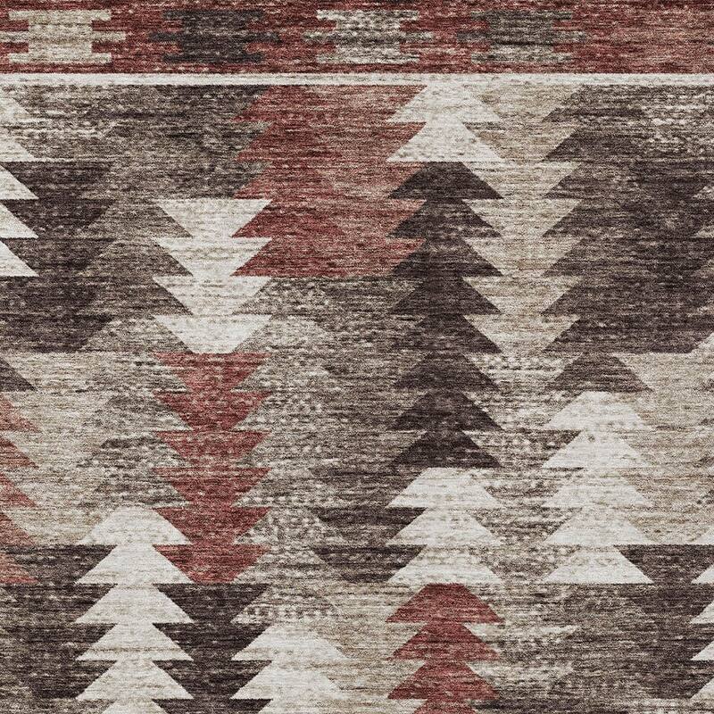 HomeRoots Southwestern Transitional Rectangle Outdoor Rug