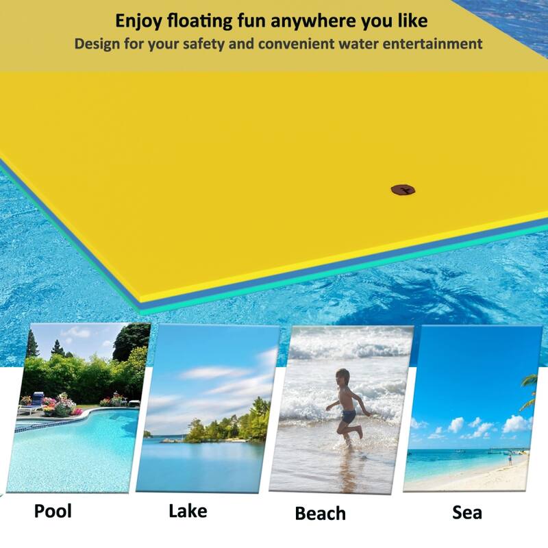 Durable Foam Floating Mat Water Activities Mat for Water Recreation