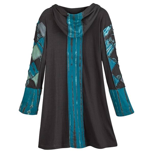 Shop Windhorse Trading Zip Front Hooded Jacket Embroidered